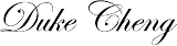 Duke Cheng signature